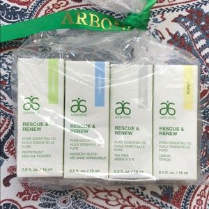 All 4 Arbonne essential oils